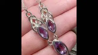 Grace Celtic Knot Necklace - Celtic Crystal Design Jewelry