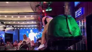 Benidorm bull 🐂 riding highlights 🥵🔥 #funny #spain #bullriding #fun #benidormbeach