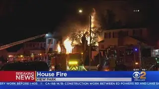 3-Story Home In View Park Goes Up In Flames