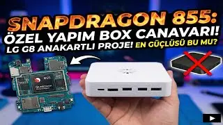Snapdragon 855 CANAVARI! LG G8 Anakartlı 6GB RAM/128GB Hafıza &Ouml;zel Yapım TV Box