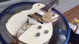 Gretsch G6134-CS Custom Shop Relic 2015 1955 Gretsch White Penguin Eddie Vegas