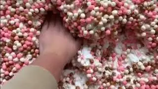 Foam Chunks #1 Satisfying Slime Video by Jara