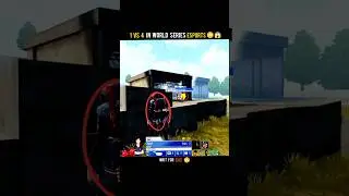 😱 1 vs 4 in international series 😱😳||#esports