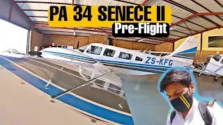 PA 34 Seneca II Pre-Flight | Fly With Sky