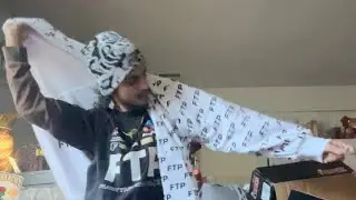 FTP All Over Reversible White Hoodie Review🔥