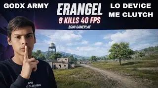 ERANGLE 9 KILL 40 FPS LO DEVICE ME CLUTCH MOMENT 🔥🔥.      #bgmi #long #viral 