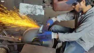 Interesting Making Process Of Heavy Duty Butcher Meat Cleaver Knife