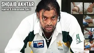 Life of Shoaib Akhtar |  Injuries and spirit of not stopping |  Cricket