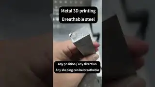 Amazing Chinese metal 3D printing, breathable steel! #Metal #3dprinting  #Mold #Tech #China #Machine