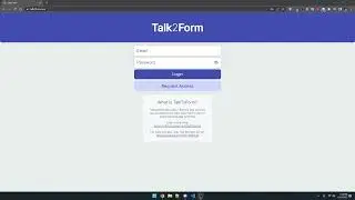 Talk2Form AI Tech Demo