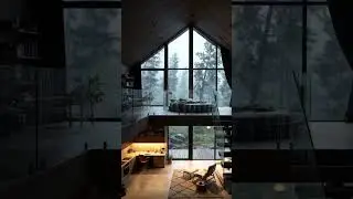 🌧️ Cozy Forest Cabin in the Rain | Relaxing Ambience #forestcabin #cozycabinambience
