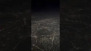 PUNE CITY FROM SKY IN NIGHT