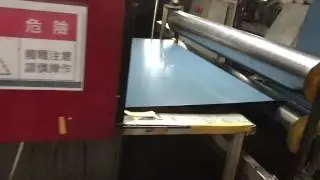 Two sides coating blue color PVDF finish surface