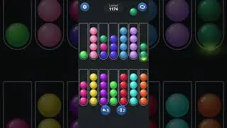 Ball Sort by Infinite Joy: Levels 1174, 1175