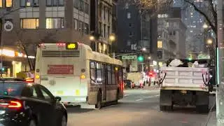MTA MaBSTOA: 2015 NovaBus LFS #8450 M55 Bus (Snow Loan)
