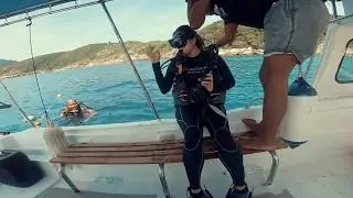 Back Roll, Proper Deep Water Entry Procedure for Boat Dives