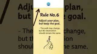 Rule No.6 &ndash; Adjust Your Plan, But Keep the Goal | Inspirational Success Mindset Motivation