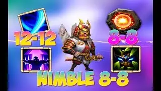 НОВАЯ КРУТАЯ СБОРКА РОНИНА \ ИЗВОРОТЛИВОСТЬ 8-8 ОЖОГ 8-8 \ NIMBLE 8-8 \ БИТВА ЗАМКОВ \ CASTLE CLASH