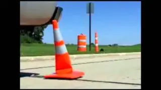 28 Inch Safety Cone W/ 2 Reflective Collars