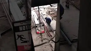 Fabrication of fire protection pipe. #construction #shorts
