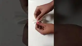 let's make jisoo flowers ring for tissue paper easy method #trending #satisfying #art #jisooflower