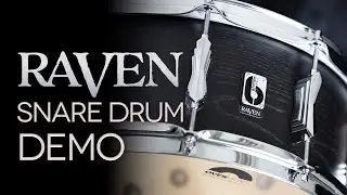 Raven Snare Drum 🖤 Sound Demo 🔊 | British Drum Co.