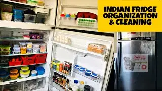 Indian Fridge Organization | How To Deep Clean Your Fridge | Cleaning Tips
