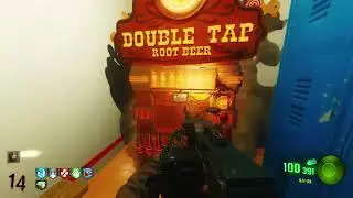 Custom Zombies Black Ops 3 - Burgershot Map on a Winter Storm (I HAD TO RUN!!)