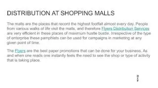 Ways how Flyers Distribution Singapore conducts leaflet promotions