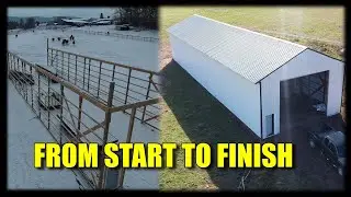 BUILDING OUR HAY BARN | FROM START TO FINISH