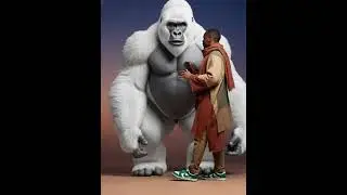 Big Giant White Gorilla 🤯