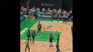 Tacko Fall shoots three | Celtics bench goes wild #celtics