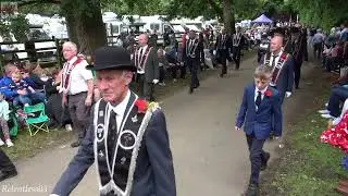 Benraw Pipe Band (No.2) @ The Royal 13th ~ Scarva 13/07/24 (4K)