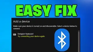 How To Fix Bluetooth Error Try Connecting your Device Again - NEW 2026✅