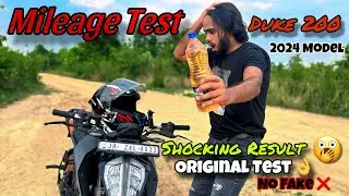 Mileage Test Duke 200 Bs6 2024 Model | Mileage Test | Original Test | #mileagetestduke200bs6