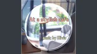 At a stylish cafe
