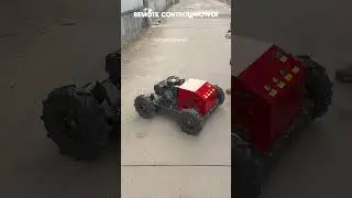 Remote control lawn mower test,wheeled lawn mower #lawnmower