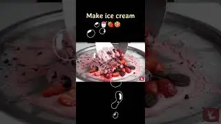 DIY Strawberry Oreo Ice Cream 🍓 Oreo Lovers click! #asmr  #diy  #icecream  #satisfying  #asmrfood