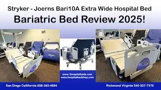 Stryker Joerns Bari10A Extra Wide Bariatric Hospital Bed Review 2025! #extrawidehospitalbed