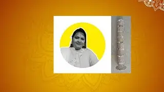 Kabad se jugaad flower pot with mirror work 