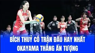 🔴B&iacute;ch Thuỷ c&oacute; trận đấy hay nhất từ khi sang Nhật Bản Okayama Seagull 3-1 Kurobe Aqua