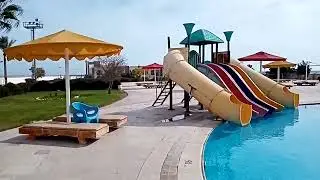 Обзор территории отеля New Eagles Resort AquaPark. Египет, Хургада, Декабрь 2025 г.