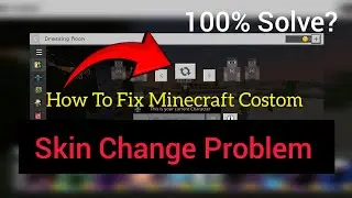 How To Fix Minecraft PE Custom Skin Error Problem 1.21+ || (Don't Miss)