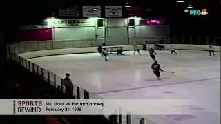 PEGTV: Sports Rewind - Mill River vs Hartford Hockey - February 21, 1996