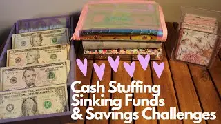 Cash Envelope Stuffing| Sinking Funds & Savings Challenges| Low Income| March Week #4