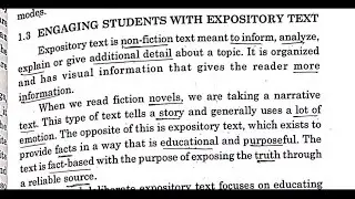 Expository Text-Engaging with expository writing B.Ed Sem-4 PUP #2023 #exam #pupexam #pup