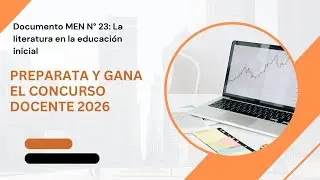 Documento MEN 23 La literatura en la educaci&oacute;n inicial