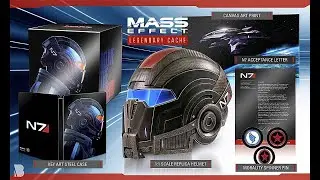Mass Effect Legendary Edition cache drop Helmet unboxing