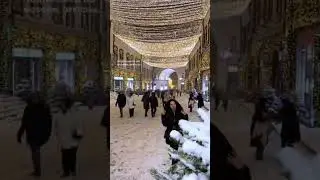 Luminarie natalizie a Mosca parte 5 #russia #moscow #mosca #fratellitutti