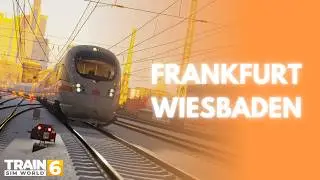 Train Sim World 5: Frankfurt - Wiesbaden Full Ride! RTX™ 4080 + Graphics Mods (2025) | ICE-T